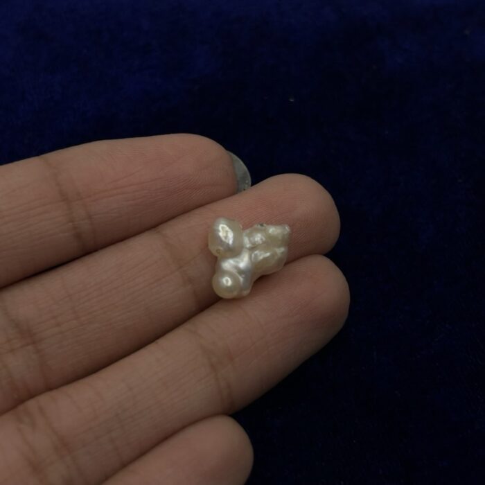 Natural Basra Pearl 3.38 Ct (3.71 Ratti) - Image 3