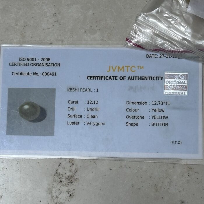 Natural Keshi Pearl 12.12 ct (13.21 ratti) - Image 2